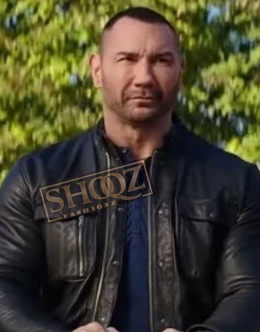 My Spy Dave Bautista Leather Jacket